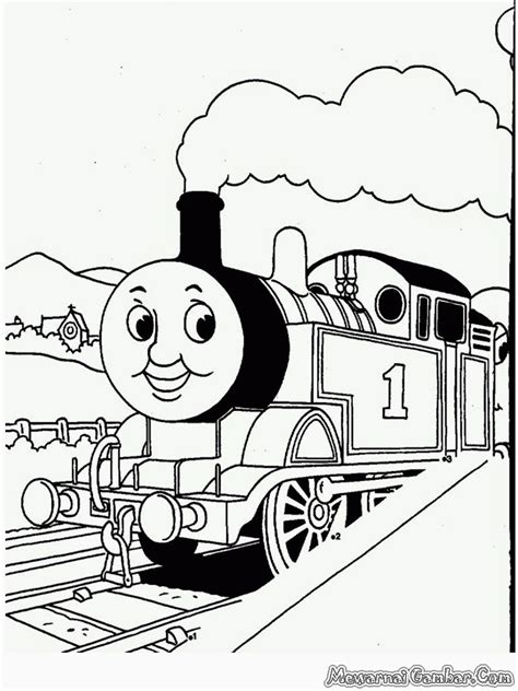 Dan sekaligus untuk menambahkan daya kreatifitas anak. Mewarnai Gmabar Kereta Api (Thomas&Friends) - Mewarnai Gambar