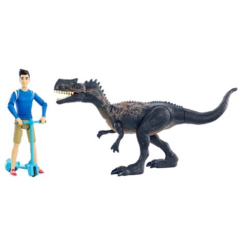 Buy Jurassic World Human And Dino Pack Kenji And Monolophosaurus Action