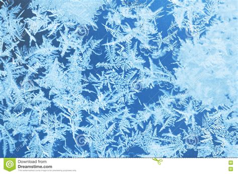 Winter Ice Frost Frozen Background Frosted Window Glass Texture Cold