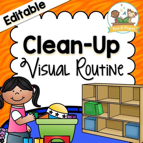 Then, never let this poisonous liquid pool on the ground. Clean Up Routine - Pre-K Pages