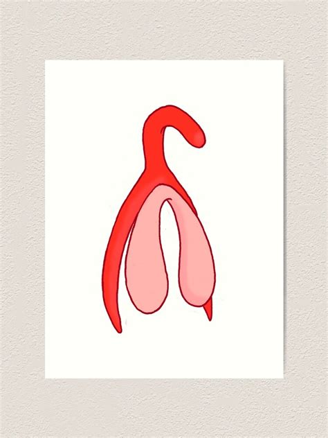 Clit Oh Mon Clit Art Print For Sale By Lavieeibel Redbubble