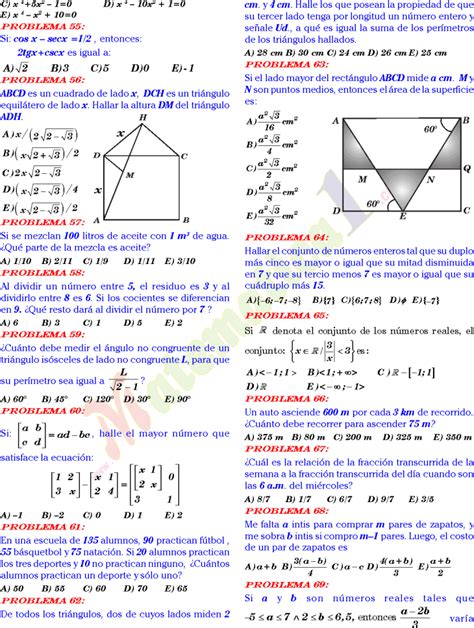 Elevii claselor a opta susțin astăzi, 30 martie 2021, proba scrisă la matematică din cadrul simulării evaluării naționale 2021. HABILIDAD LOGICO MATEMATICA PRE SAN MARCOS SEMANA 4 2020 ...