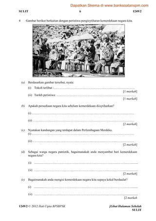 Contoh Soalan Kertas 2 Sejarah Tingkatan 4 Bab 2 Wallpaper  Riset