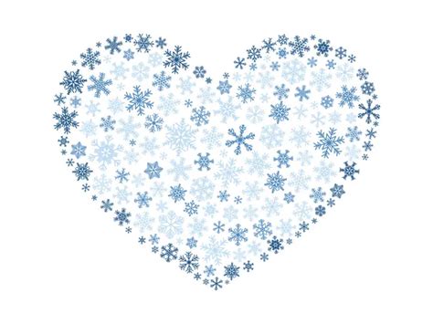 Snowflake Heart — Stock Vector © Shatrov 1500483