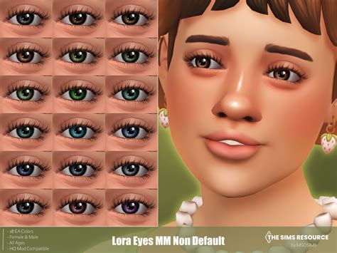 The Sims Resource Lora Eyes Non Default