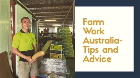 Australia Farm Work Tips And Advice Youtube