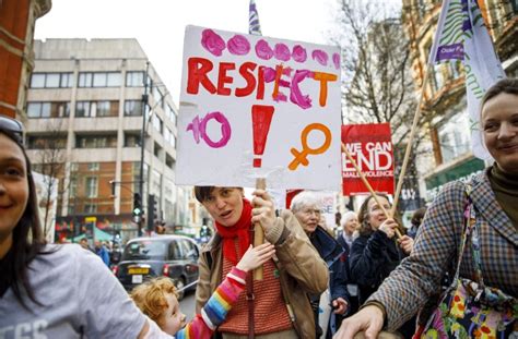 Million Women Rise March Draws Thousands Of Women To Streets Of London