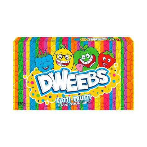 Dweebs Tutti Frutti Theatre Box 120g Buy Online At Click Candy Shop