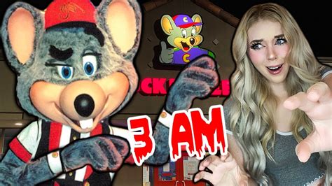 Chuck E Cheeses 3 Am Overnight Challenge Creepy And Haunted 5