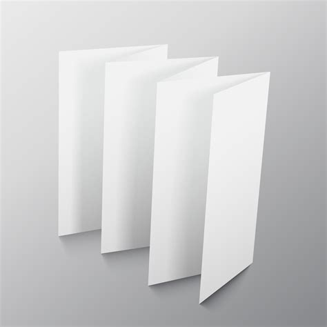 folding paper presentation mockup design - Download Free ...