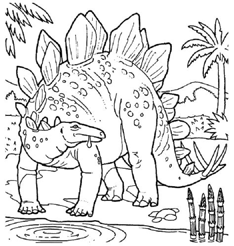 Stegosaurus Coloring Page Free Printable Coloring Pages Kleurplaten