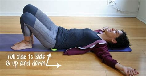 Tennis balls can produce therapeutic benefits. Lower back massage with tennis ball | Yoga After Spine ...