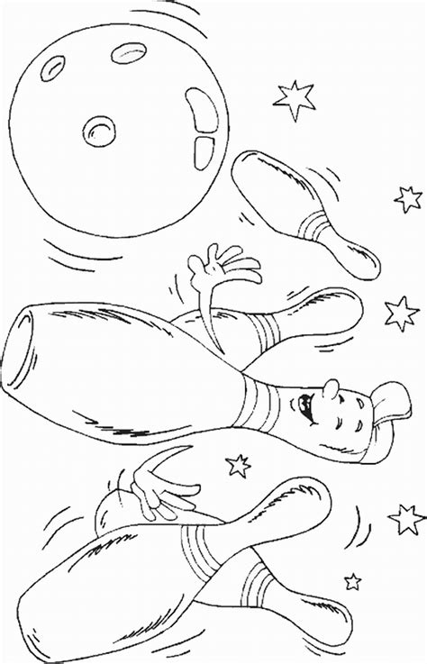 Bowling Coloring Pages Learny Kids