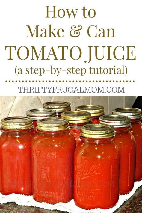 Here, we outline some delicious recipes to make your own tomato juice at home. How to Can Homemade Tomato Juice (a step-by-step tutorial ...