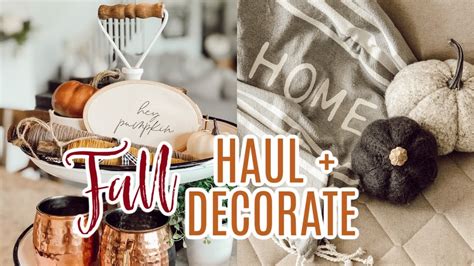 Fall Haul And Decorate With Me 2020 Fall Decor Haul 2020 Vintage