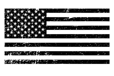 Distressed American Flag Svg Black And White Sexiz Pix