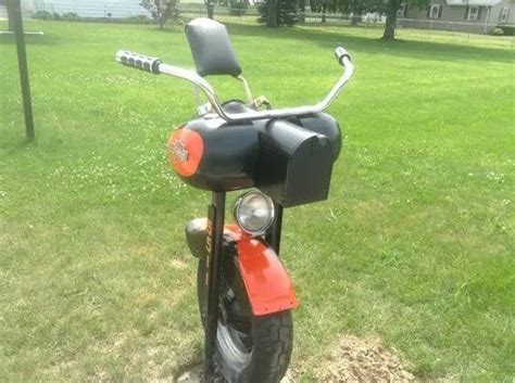 Harley davidson folding snack tables. Harley-Davidson Motorcycle Mailbox | Mailbox, Harley ...