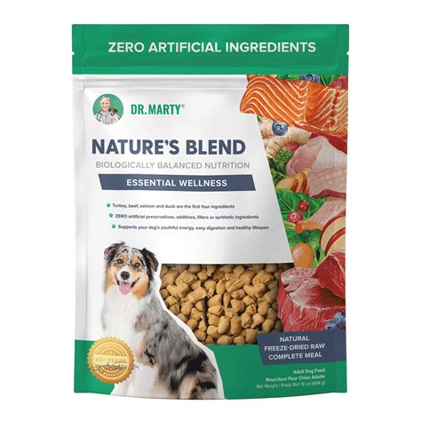 Dr Marty Natures Blend Essential Freeze Dried Dog Food