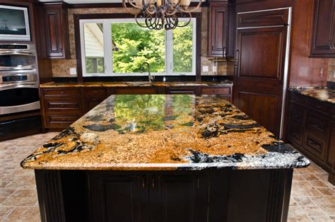 Magma Gold Granite Traditional Kitchen Dc Metro By Granite Grannies