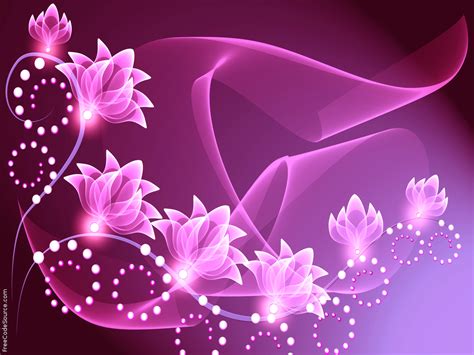 Pink Abstract Flower Wallpaper Hd Yodobi