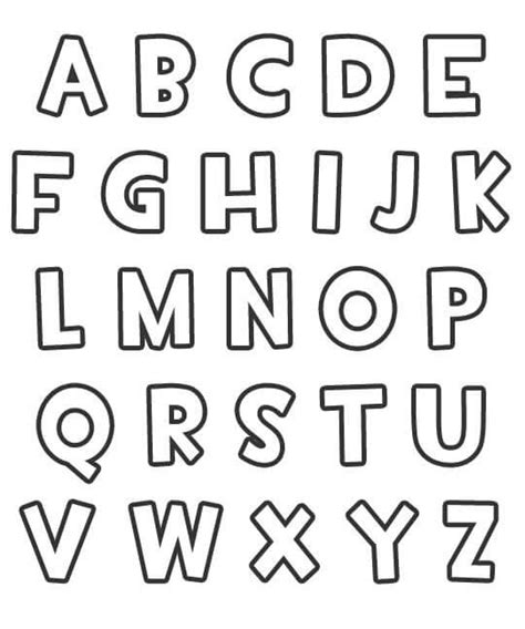Fancy letter stencils are actually a relative category. 14+ Free Printable Letter Stencils Downloadable Alphabet ...