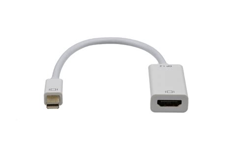 Mini Displayport Female To Hdmi Male Adapter Cable White Adapter View