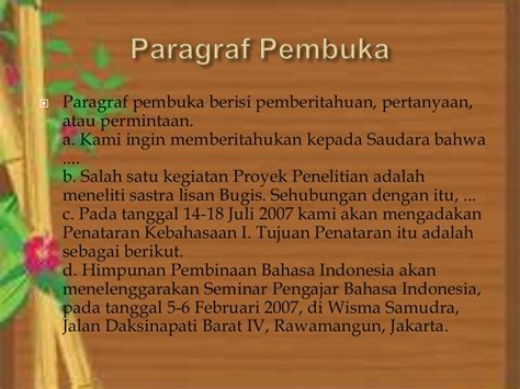 Pada saat itulah bahasa indonesia resmi diakui. Bahasa Indonesia, surat resmi