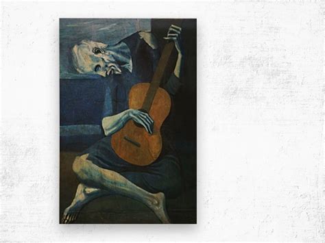 Pablo Picasso The Old Blind Guitarist Hd 300ppi Famous Paintings