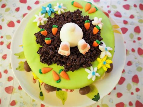 Making an easter bunny cake. Easter Bunny Cake - The Gluten Free Greek