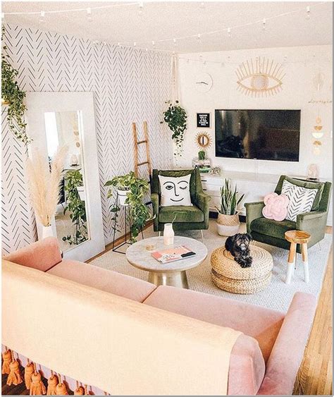 77 Boho Living Room Interior Design And Color Ideas Myhomeorganic