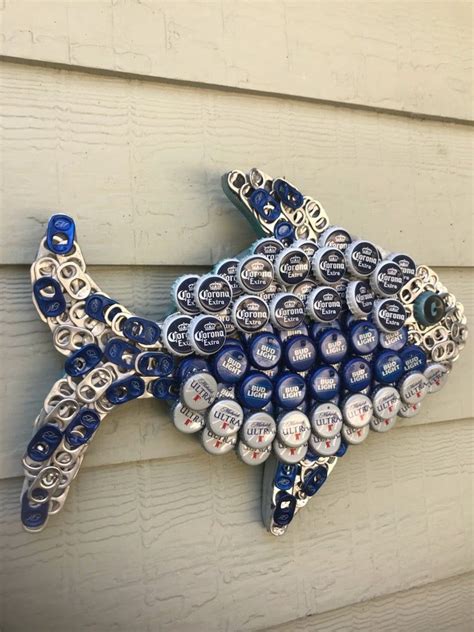 Bottle Cap Art Classy Fish Etsy Bottle Cap Art Bottle Cap Crafts