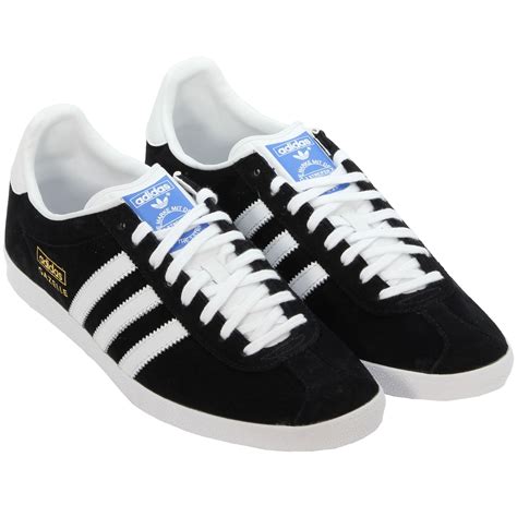 Adidas Originals Gazelle Og Black Trainers Shoes Sizes 7 12 Sneaker
