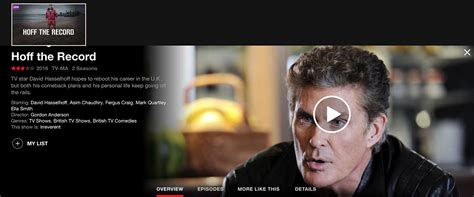 Hoff The Record Seasons 1 And 2 Now On Netflix The Official David