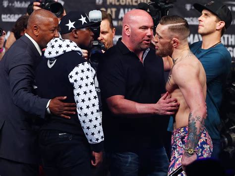 floyd mayweather and conor mcgregor s entourages warned of their conduct ahead of las vegas