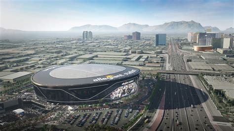 Neues Stadion In Las Vegas Leuchtet Erstmals Stadionwelt