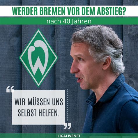 May 25, 2021 · auch wenn werder bremen in der saison 1980/81 schon einmal in der 2. Werder Bremen kurz vor Abstieg aus der Bundesliga - LigaLIVE