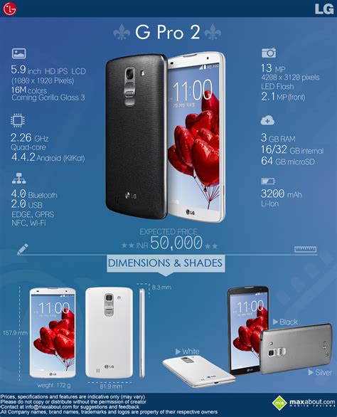 Lg G Pro 2 Specifications And Expected Price