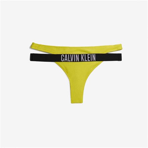 Calvin Klein Thong Brazilian Kadın Sarı Bikini Altı Kadin Mayo And Bikini 34 4938960 Superstep