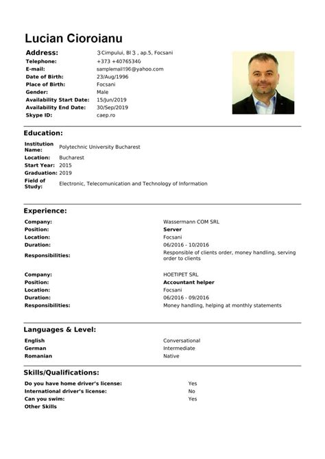 I do humbly beseech thee to look kindly upon my curriculum vitae attached herein. HOW TO WRITE A CONVINCING CV - Work And Travel