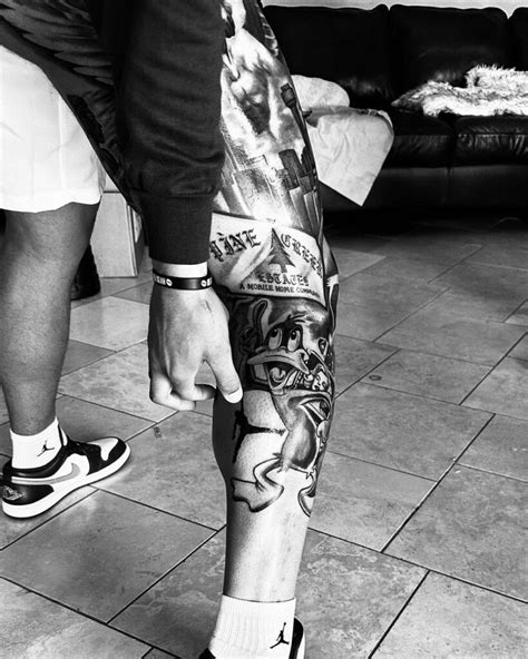 Dak Prescott Gets Sick New Leg Tattoo
