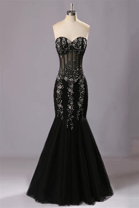 Black Mermaid Prom Dresssweetheart Prom Dressesevening Dress On Luulla