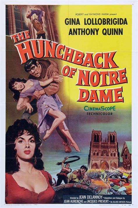 Poster Notre Dame De Paris 1956 Poster Cocosatul De La Notre Dame Poster 2 Din 8