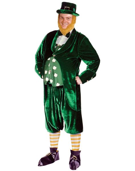 Deluxe Leprechaun Lucky Green Irish Costume