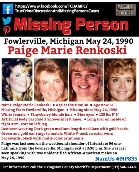 paige marie renkoski missing michigan 5 24 1990 tcdampc miss michigan blonde hair blue eyes