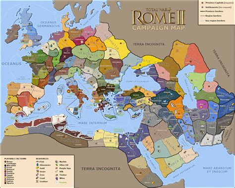 Mapa Completo Del Rome 2 Total War Rome 2