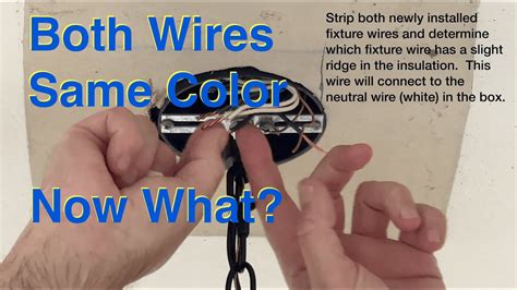 Light Fixture Wires Are The Same Color How To Wire The Right Way