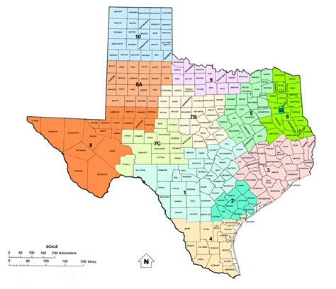 District Map Of Texas My Blog Texas District Map Free Printable Maps