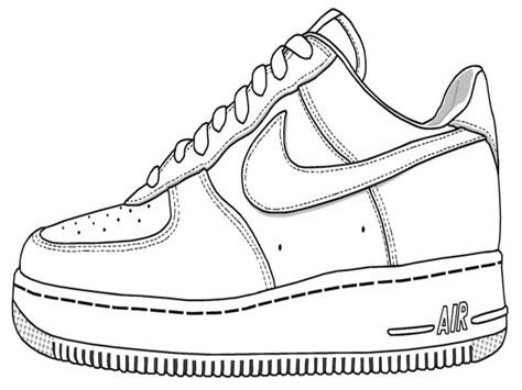 Air Force 1 Coloring Pages at GetColorings.com | Free printable