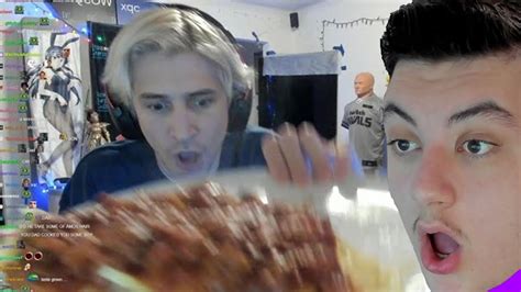 Reacting To Xqc Drops His Food Youtube