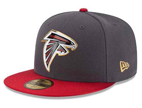 Atlanta Falcons Gold Collection 59fifty Fitted Baseball Cap By New Era